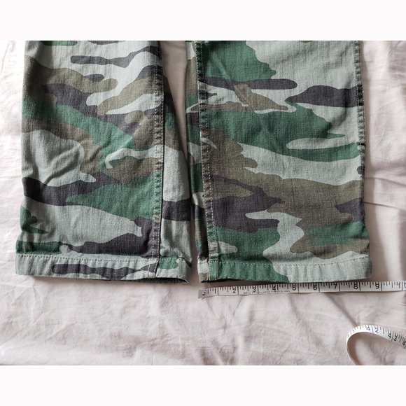 NWOT J. Crew High Rise Wide Leg Camo Pants (00) - Picture 11 of 11